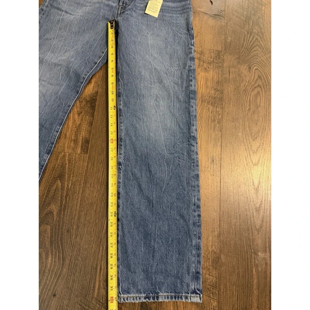 Levis 501 Original Jeans Mens 28x32 Blue Denim Straight Leg Button Fly NWT New